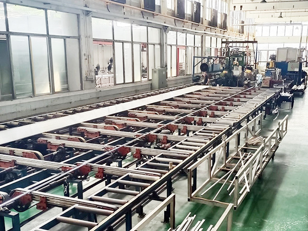 Aluminum extrusion line