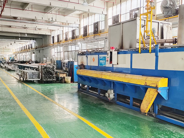 Aluminum extrusion line