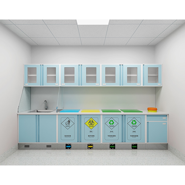 Medical waste disposal room